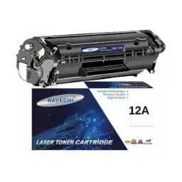 RAVECHI 12A 2000 Pages Yield Black Ink Toner Cartidge-45