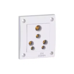 Cona WAWA Universal Socket 6/16A Polycarbonate White, 9146-41