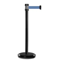 RS PRO Black Steel Retractable Barrier, Blue Tape Model No 2111331-image-81