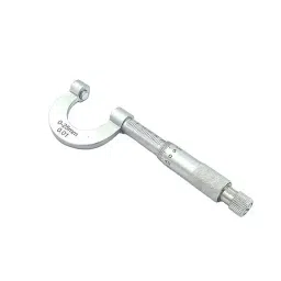 A.D INTERNATIONAL Outside Micrometer Chrome Plated Finish 0-25 mm Range and 0.01 mm Graduation, AU-K0N3-8YFH-27