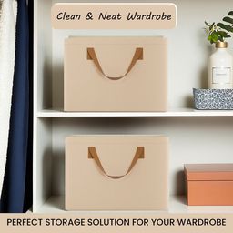 Aura Beige Set of 1 Regular Drawer Organiser Organisers image 4