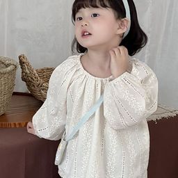 LULU & SKY Floral Print Puff Sleeve Cotton Top-picture-12