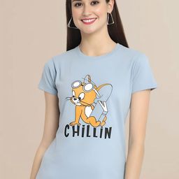 Mast & Harbour Women Typography 3 Printed Applique T-shirt-image-69