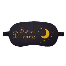 Jenna Sweet Dream Black Printed Sleeping Eye Mask-image-85
