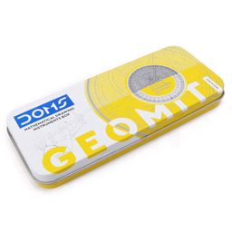 Doms Math Geometry Set Box- Yelloew-4