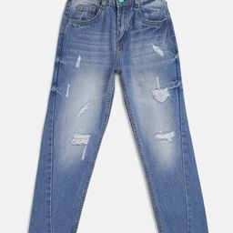 Tales & Stories Slim Fit Washed Jeans - Blue-image-65