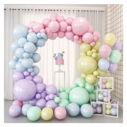 Chocozone Macron Balloons Birthday Decoration Items - Pack of 132-35