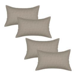 Kuber Industries Pillow Cover Cotton Pillow Cover Striped Pattern Pillow Cover Soft Pillow Cover for Home Pillow Cover for Bedroom Set of 4 Cream-picture-21