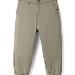Pine Kids Cotton Woven Full Length Solid Trousers - Olive Green-picture-46