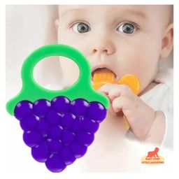 BOXOT IMPEX Fruit Shaped Silicone Teether (Desine & Color may vary)-13
