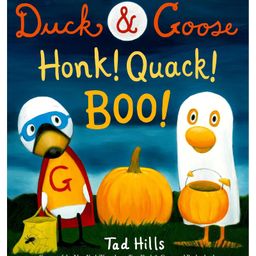Duck & Goose, Honk! Quack! Boo! Picture Book By Tad Hills - English-11