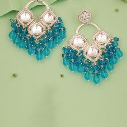 MEIRA JEWELLERY Gold-Plated Contemporary Drop Earrings-picture-12