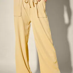 QIOA Women Relaxed High-Rise Cargos Trousers-picture-18
