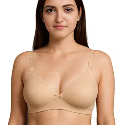 SONA Full Coverage Non Padded Seamless Non-Wired Cotton Everyday Bra-picture-35