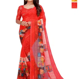 Moda Rapido Pure Georgette Saree-image-2