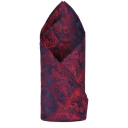 Peter England Maroon Embroidered Pocket Square-image-77