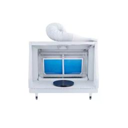 Painter Spray Gun LABEL Upgraded Water Curtain Airbrush Spray Paint Booth for Airbrushing with Filter LED Lights, E600-19