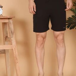 Sweet Dreams Black Regular Fit Lounge Shorts-image-72