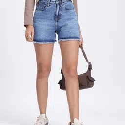glitchez Women Comfy Chic Slim Fit Shorts-image-28
