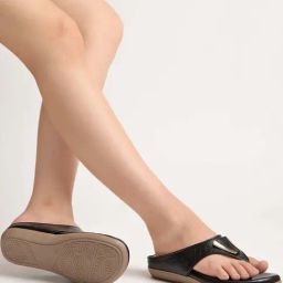 Shoetopia Kids Black Thong Sandals-image-81