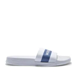 Woodland Men's White Slides-1