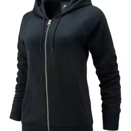 New Balance Navy Regular Fit Sports Hoodie-image-50