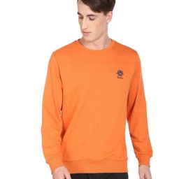 U.S. Polo Assn. Orange Cotton Regular Fit SweatShirt-picture-23