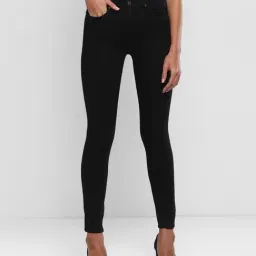 Levi's 721 Black Skinny Fit Mid Rise Jeans-picture-37