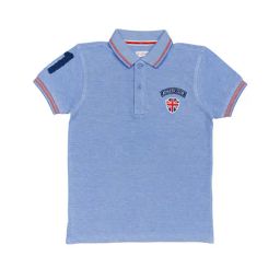 H by Hamleys Boys Blue Solid Polo T-Shirt-image-84