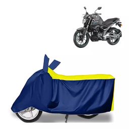 Auto Pearl Two Wheeler Cover for Yamaha FZ-S Fi Version 3.0 BS6 - Yellow, Blue-image-81