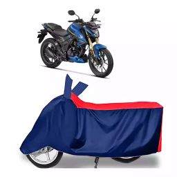 Auto Pearl Two Wheeler Cover with Bag for Honda Hornet 2.0, Red & Blue-image-96
