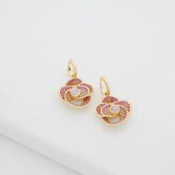 Ted Baker Crystal Flower Drop Earrings-45