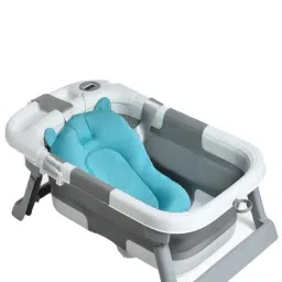MiArcus Grey Foldable Baby Bath Tub with Temprature Indicator System (Up to 2 Y)-image-3