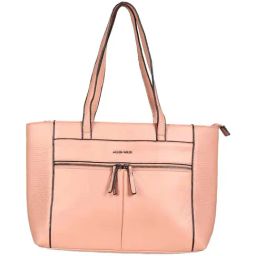 Allen Solly Peach Textured Free Size Shoulder Handbag-56