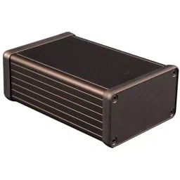 HAMMOND Metal Enclosures BOX, BLACK, PLASTIC END PLATE, 1455K1202BK-image-83