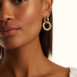 Ted Baker Double Link Crystal Drop Earrings image 2