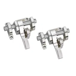ALONE LOCKS Heavy Duty Rod Latch Door Lock for Bedroom Office Home (Pack of 2)-48