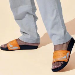Neemans Men's Travel Orange Slides-80