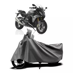 Auto Pearl Two Wheeler Cover with Bag for BMW R 1200 GS, Silver-image-48