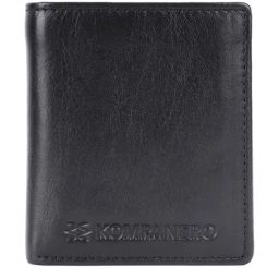 KOMPANERO ALEXANDER Black Solid Tri-Fold Wallet-picture-48