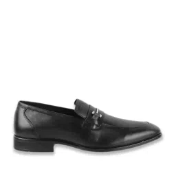 Metro Men's Black Formal Loafers-picture-7