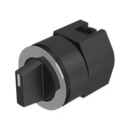 EAO SELECTOR SWITCH ACTUATOR, 2POS, BLACK, 704.403.018-32