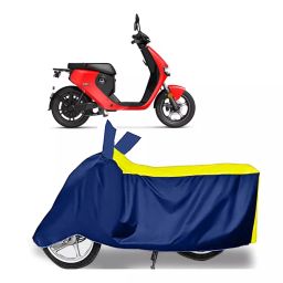 Auto Pearl Two Wheeler Cover for Vmoto Soco Super Soco Cumini - Yellow, Blue-image-5