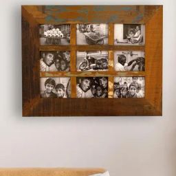 Ambi Vintage Wooden Photo Frame - 9 Photos - 21 X 27 Inches-44