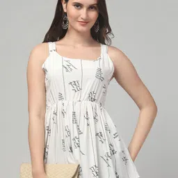 clobug Floral Print Cotton Cinched Waist Top-image-62