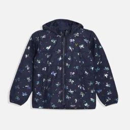 Allen Solly Girls Navy Printed Full Sleeves Jacket-image-99
