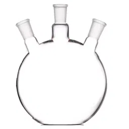 ABGIL 1000ml Borosilicate Glass Flat Bottom Three Neck Boiling Flask with Joint ABG1339-11