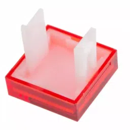 RS PRO Red Square Push Button Lens for Use with SD16 Series, 7452603 image 3