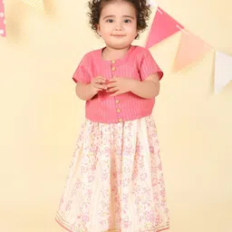 Fabindia Girls Printed Ready to Wear Lehenga &-picture-10