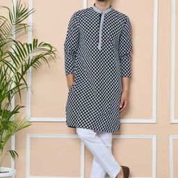 See Designs Men Ethnic Motifs Embroidered Regular Thread Work Kurta with Pyjamas-picture-13